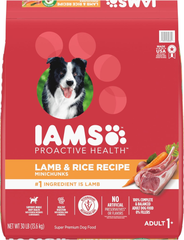 IAMS Minichunks Adult Dry Dog Food Lamb & Rice Recipe Dog Kibble