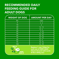 IAMS Minichunks Adult Dry Dog Food Lamb & Rice Recipe Dog Kibble