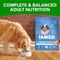 IAMS Proactive Health Healthy Weight Control Large Breed Adult Dry Dog Food with Real Chicken