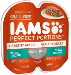 Iams Perfect Portions Adult Pate Tuna for Cats 24 / 2.6 oz