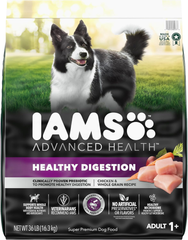 Iams Advanced Health Adult Healthy Digestion Dry Dog Food with Real Chicken