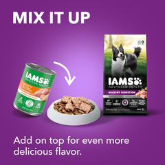 Iams Advanced Health Adult Healthy Digestion Dry Dog Food with Real Chicken