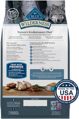 Blue Buffalo Wilderness Natural High-Protein Dry Food for Adult Dogs, Chicken Recipe
