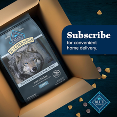 Blue Buffalo Wilderness Natural High-Protein Dry Food for Adult Dogs, Chicken Recipe