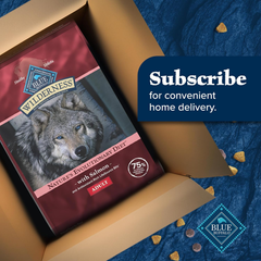 Blue Buffalo Wilderness Adult High-Protein Dry Dog Food Natural Salmon WITH WHOLESOME GRAINS
