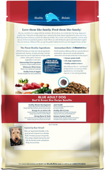 Blue Buffalo Life Protection Formula Adult Dry Dog Food, Helps Build and Maintain Strong Muscles, Made with Natural Ingredients, Beef & Brown Rice Recipe