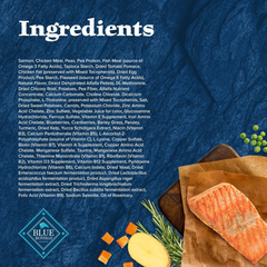 Blue Buffalo Wilderness Adult High-Protein Dry Dog Food with Real Salmon, Grain-Free, Made in the USA with Natural Ingredients, Salmon