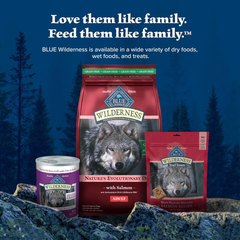 Blue Buffalo Wilderness Adult High-Protein Dry Dog Food with Real Salmon, Grain-Free, Made in the USA with Natural Ingredients, Salmon