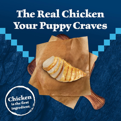 Blue Buffalo Wilderness Puppy High Protein Dry Dog Food With Real Chicken Plus Wholesome Grains, Made in the USA with Natural Ingredients, Chicken