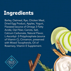 Blue Buffalo Health Bars Natural Crunchy Dog Treats Biscuits, Apple & Yogurt