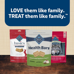 Blue Buffalo Health Bars Natural Crunchy Dog Treats Biscuits, Apple & Yogurt