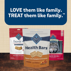 Blue Buffalo Health Bars Crunchy Dog Biscuits, Oven-Baked With Natural Ingredients, Pumpkin & Cinnamon