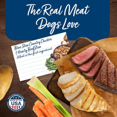 Blue Buffalo Blue's Stew Natural Wet Dog Food, Made with Natural Ingredients, Hearty Beef and Country Chicken Variety Pack