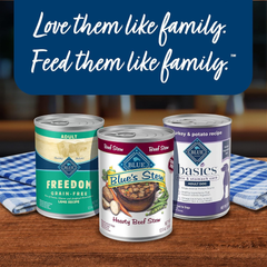 Blue Buffalo Blue's Stew Natural Wet Dog Food, Made with Natural Ingredients, Hearty Beef and Country Chicken Variety Pack