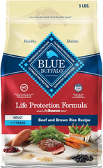 Blue Buffalo Life Protection Formula Adult Dry Dog Food, Helps Build and Maintain Strong Muscles, Made with Natural Ingredients, Beef & Brown Rice Recipe