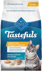 Blue Buffalo Tastefuls Natural Food for Adult Cats, Weight Control