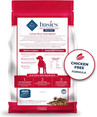 Blue Buffalo Basics Grain-Free Dry Dog Food for Adult Dogs, Limited Ingredient Diet, Salmon Recipe