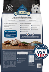 Blue Buffalo Wilderness Senior High Protein Dry Dog Food Wholesome Grains with Ingredients Chicken