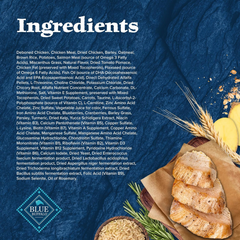 Blue Buffalo Wilderness Senior High Protein Dry Dog Food Wholesome Grains with Ingredients Chicken