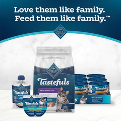 Blue Buffalo Tastefuls Natural Dry Food for Active Adult Cats, Chicken and Brown Rice Recipe