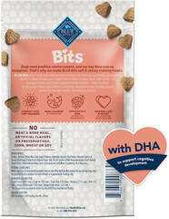 Blue Buffalo Bits Soft Dog Treats for Training, Made with Natural Ingredients & Enhanced with DHA, Salmon Recipe