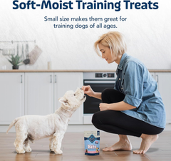 Blue Buffalo Bits Soft Dog Treats for Training, Made with Natural Ingredients & Enhanced with DHA, Salmon Recipe