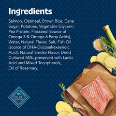 Blue Buffalo Bits Soft Dog Treats for Training, Made with Natural Ingredients & Enhanced with DHA, Salmon Recipe