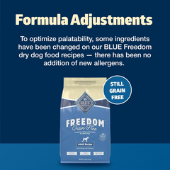 Blue Buffalo Freedom Grain-Free Dry Dog Food, Complete & Balanced Nutrition for Adult Dogs, Made in the USA With Natural Ingredients, Chicken & Potatoes