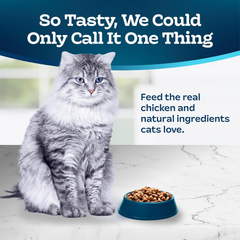 Blue Buffalo Tastefuls Adult Dry Cat Food for Weight Management & Hairball Control, Made in the USA with Natural Ingredients, Chicken Recipe