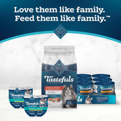 Blue Buffalo Tastefuls Adult Dry Cat Food for Weight Management & Hairball Control, Made in the USA with Natural Ingredients, Chicken Recipe
