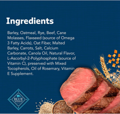 Blue Buffalo Health Bars Crunchy Dog Biscuits, Oven-Baked With Natural Ingredients, Beef