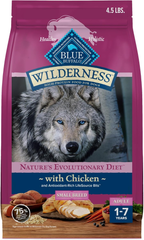 Blue Buffalo Wilderness Adult Small Breed Dry Dog Food Real Chicken with Natural Ingredients