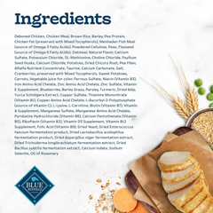 Blue Buffalo Tastefuls Natural Dry Food for Adult Cats, Hairball Control, Chicken & Brown Rice Recipe