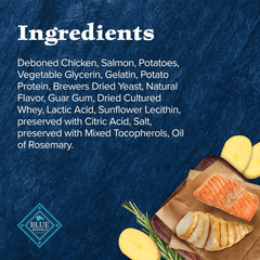 Blue Buffalo Wilderness Grain Free Soft-Moist Cat Treats, Chicken & Salmon