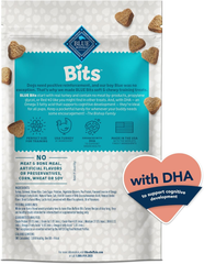 Blue Buffalo Bits Soft Dog Treats for Training, Made With Natural Ingredients & Enhanced with DHA, Turkey Recipe