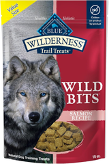 Blue Buffalo Wilderness Trail Treats Wild Bits Training Treats for Dogs, Grain-free Dog Treats, Salmon Recipe