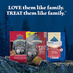 Blue Buffalo Wilderness Trail Treats Wild Bits Training Treats for Dogs, Grain-free Dog Treats, Salmon Recipe