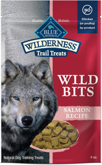 Blue Buffalo Wilderness Wild Bits Soft & Chewy Training Treats for Dogs, Grain-Free, Salmon Recipe