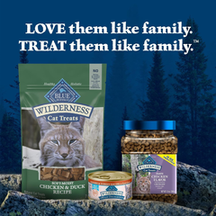 Blue Buffalo Wilderness Soft Cat Treats, Made with Natural Ingredients, Chicken & Duck Recipe