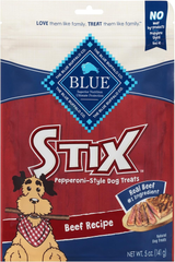 Blue Buffalo Blue Stix Beef Recipe Natural Soft-Moist Dog Treats
