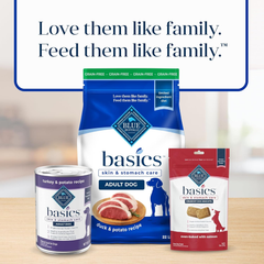 Blue Buffalo Basics Grain-Free Dry Dog Food for Adult Dogs, Limited Ingredient Diet