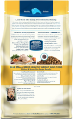 Blue Buffalo Life Protection Formula Healthy Weight Natural Small Breed Dry Dog Food, Supports an Ideal Weight, Made with Natural Ingredients, Chicken & Brown Rice Recipe