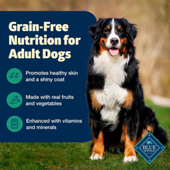 Blue Buffalo Freedom Grain-Free Dry Dog Food, Complete & Balanced Nutrition for Adult Dogs, Made in the USA With Natural Ingredients, Lamb & Potatoes