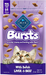 Blue Buffalo Bursts Feline Chicken Liver and Beef Flavour Cat Treats