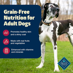 Blue Buffalo Freedom Grain-Free Dry Dog Food, Complete & Balanced Nutrition for Adult Dogs, Made in the USA With Natural Ingredients, Beef & Potatoes