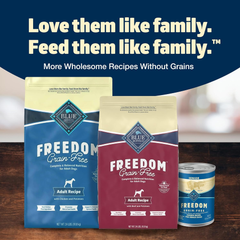 Blue Buffalo Freedom Grain-Free Dry Dog Food, Complete & Balanced Nutrition for Adult Dogs, Made in the USA With Natural Ingredients, Beef & Potatoes