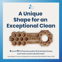 Blue Buffalo Dental Chews Large Natural Dog Treats, Chicken & Spearmint