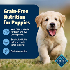 Blue Buffalo Freedom Grain-Free Puppy Dry Dog Food With DHA, Complete & Balanced Nutrition for Puppies, Made in the USA With Natural Ingredients, Chicken & Potatoes