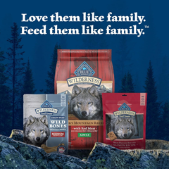 Blue Buffalo Wilderness Wild Bones Grain-Free Dental Chews Dog Treats, Medium