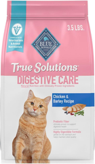 Blue Buffalo True Solutions Digestive Care Natural Dry Cat Food for Adult Cats, Chicken